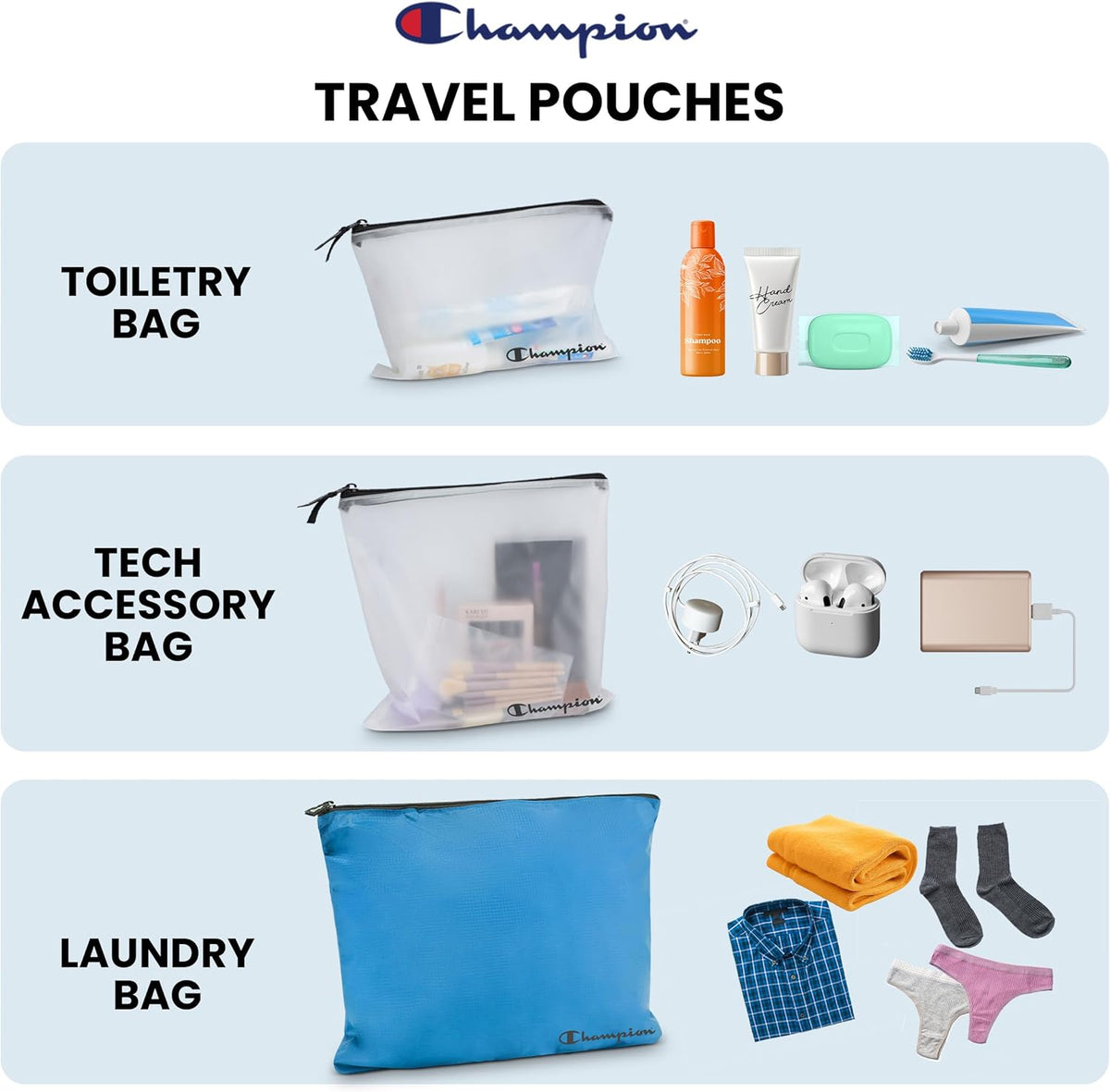 Packing Cubes for Travel – 6 pc Packing Cubes Set for Suitcases, Space-Saving Packing Organizers