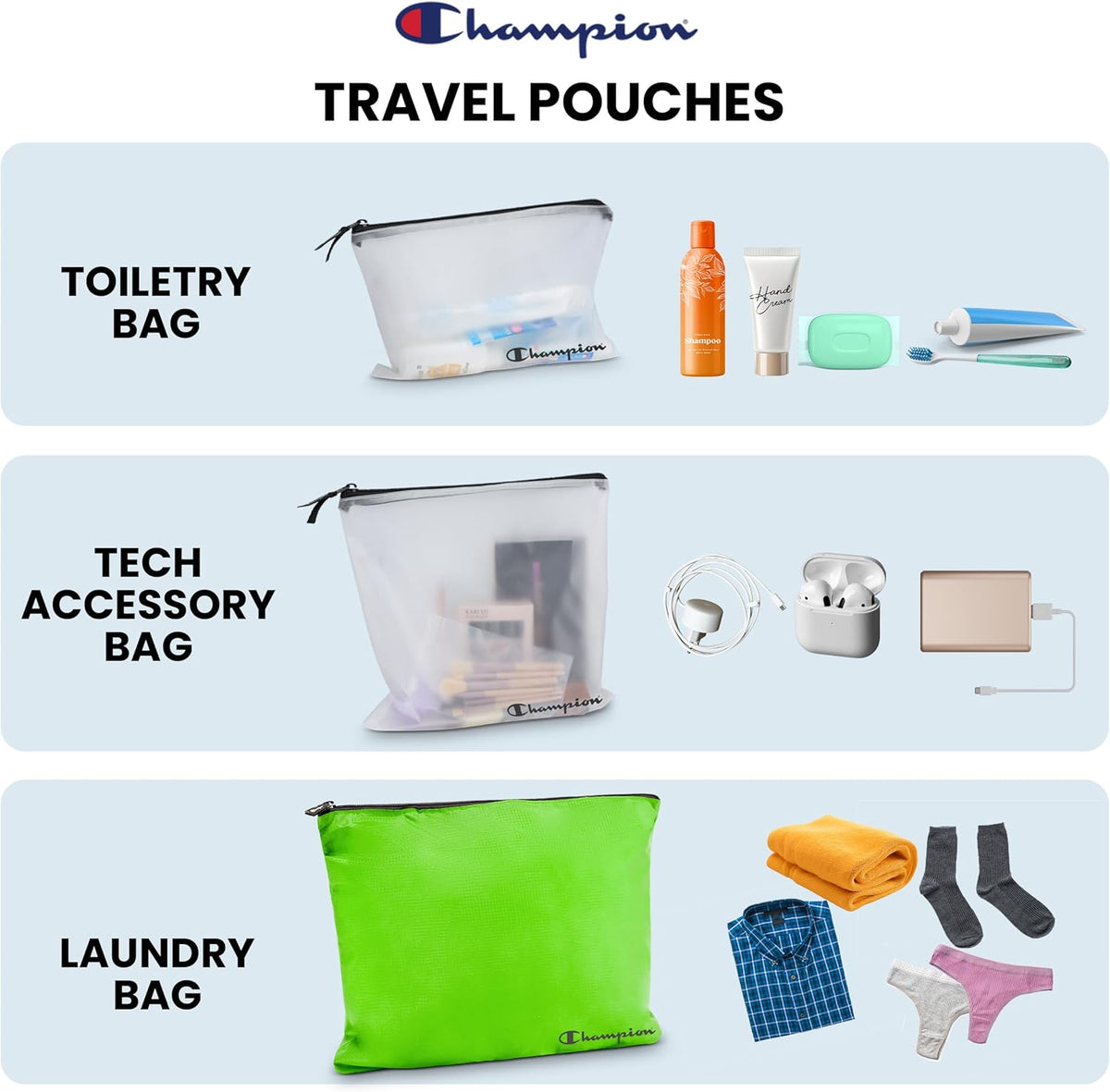 Packing Cubes for Travel – 6 pc Packing Cubes Set for Suitcases, Space-Saving Packing Organizers