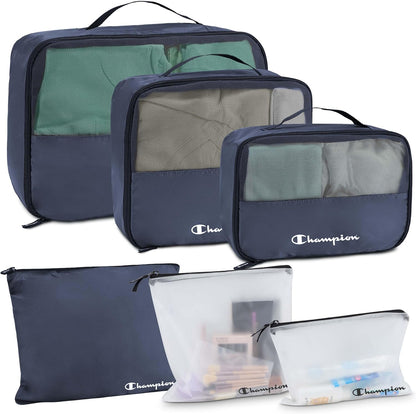 Packing Cubes for Travel – 6 pc Packing Cubes Set for Suitcases, Space-Saving Packing Organizers