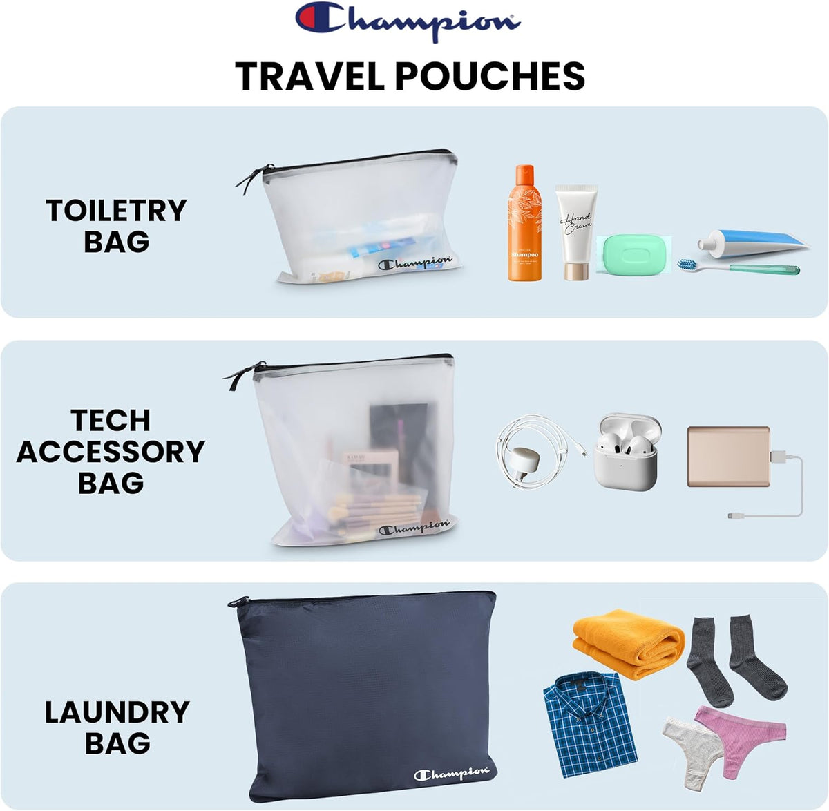 Packing Cubes for Travel – 6 pc Packing Cubes Set for Suitcases, Space-Saving Packing Organizers