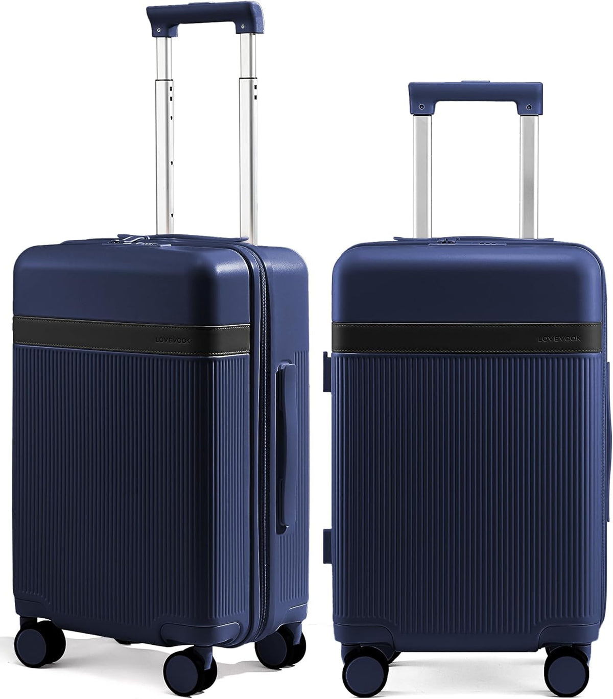 Hard Shell Carry On Luggage 22x14x9 Airline Approved with Removable Lining,22 Inch Carry On Suitcase with Spinner Wheel TSA Lock,Lightweight Checked Luggage for Men Women Travel Business Trip