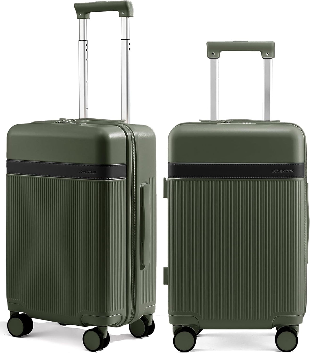Hard Shell Carry On Luggage 22x14x9 Airline Approved with Removable Lining,22 Inch Carry On Suitcase with Spinner Wheel TSA Lock,Lightweight Checked Luggage for Men Women Travel Business Trip