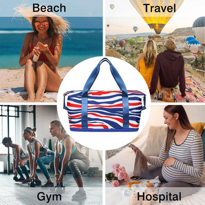 Expandable Travel Duffel Bags for Women Large - Gym Bag Waterproof Floral Weekender Beach Tote Carry on Bag with Luggage Sleeve for Spirit Airlines Personal Item Bag Overnight Mom Hospital Duffels