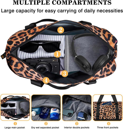 Expandable Travel Duffel Bags for Women Large - Gym Bag Waterproof Floral Weekender Beach Tote Carry on Bag with Luggage Sleeve for Spirit Airlines Personal Item Bag Overnight Mom Hospital Duffels