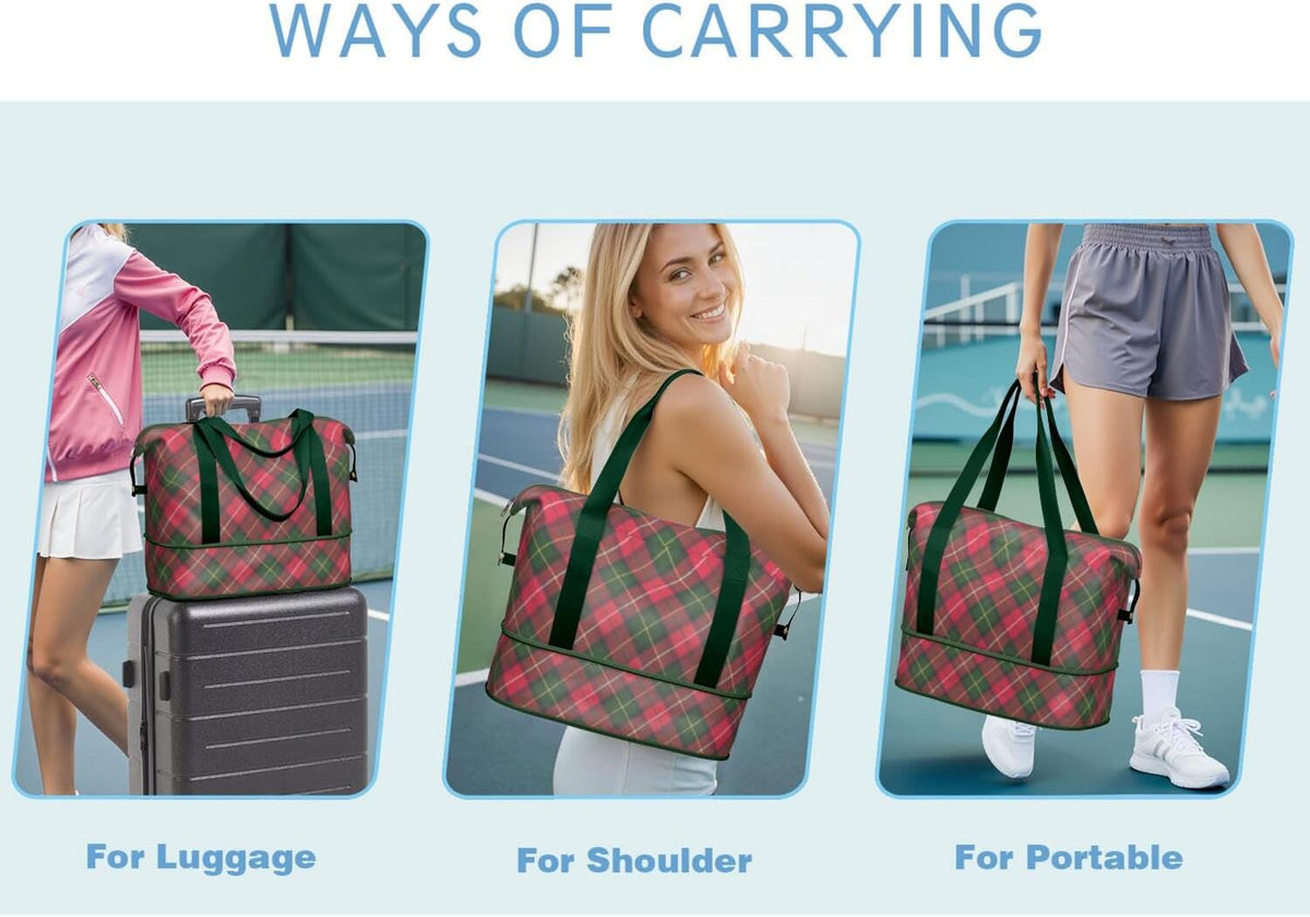 Expandable Travel Duffel Bags for Women Large - Gym Bag Waterproof Floral Weekender Beach Tote Carry on Bag with Luggage Sleeve for Spirit Airlines Personal Item Bag Overnight Mom Hospital Duffels