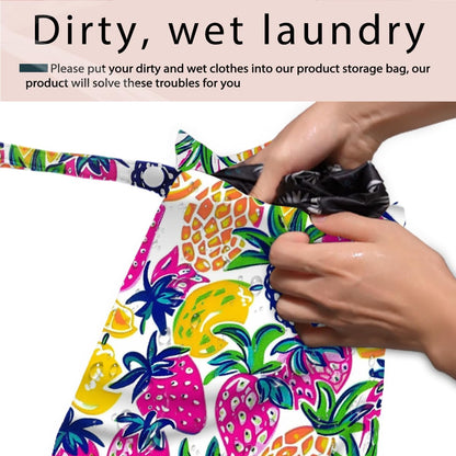 Swimsuit Bag Wet Bags for Travel Reusable Waterproof Dry Bags Diaper Bag Strawberry Fruit Wet Bag for Swimsuit Towels Beach Gym 10.2×12.6 Inches