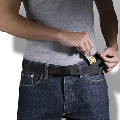 Cashsafe Anti-Theft Travel Belt Wallet, Black