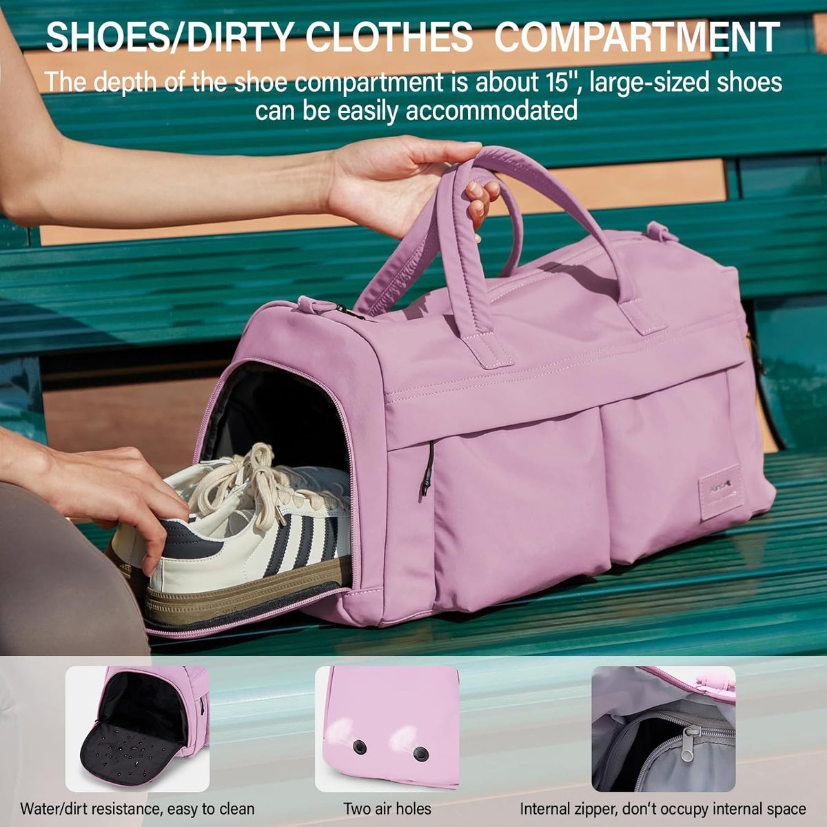 Cloud Carry On Luggage Bags for Travel Carry On Bag for Women Lightweight Travel Tote Bag Overnight Weekender Bag,Graphite Black