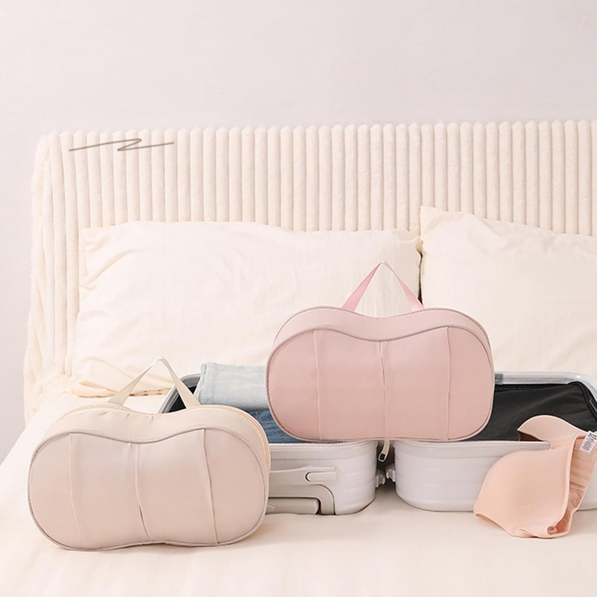 Bras for Women Travel Storage Bag Travel Essential Organizers Multi Compartment Breathable Materials Portable Luggage Accessories Storage Solution
