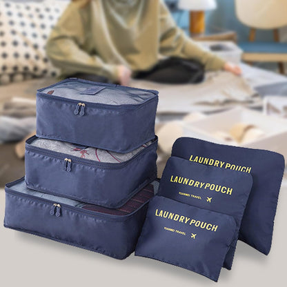Packing Cubes Travel Essentials for Carry on Luggage Organizers Suitcase Travel Accessories (Navy Blue)