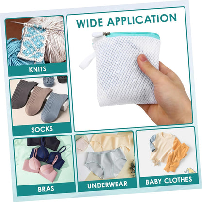 6pcs Mesh Laundry Bags Set for Washing Machine Protect Delicate Garments Travel Organizer Multi-functional Storage for Clothes and Underwear