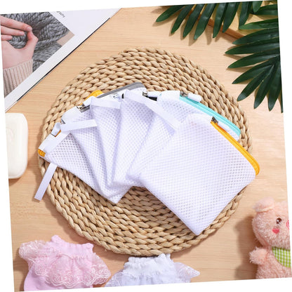 6pcs Mesh Laundry Bags Set for Washing Machine Protect Delicate Garments Travel Organizer Multi-functional Storage for Clothes and Underwear