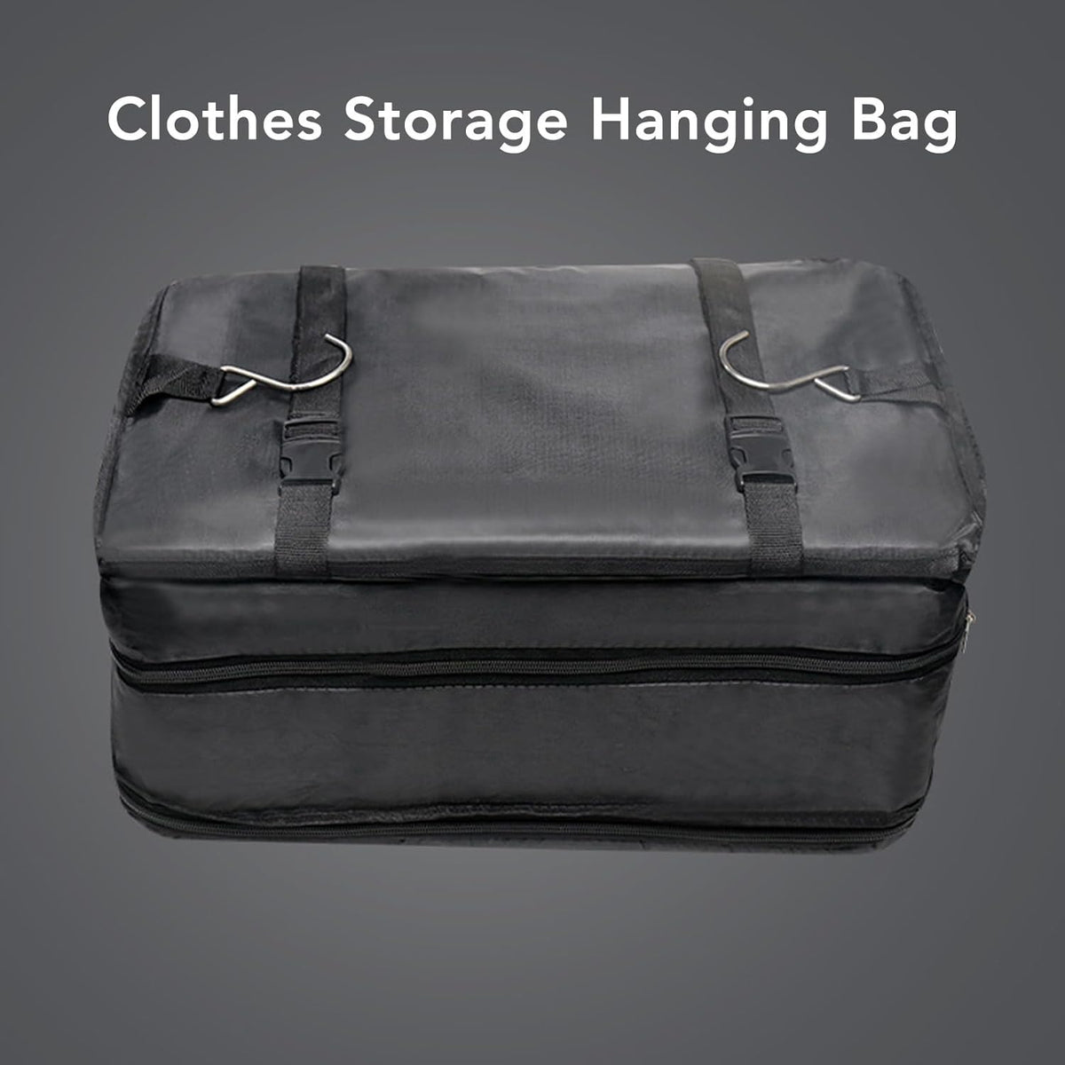 Portable Hanging Travel Shelves, 3 Shelf Travel Collapsible Compression Garment Organizer, Carry On Closet Suitcase, Suitcase Organizer for Home, Office Use