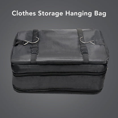 Portable Hanging Travel Shelves, 3 Shelf Travel Collapsible Compression Garment Organizer, Carry On Closet Suitcase, Suitcase Organizer for Home, Office Use