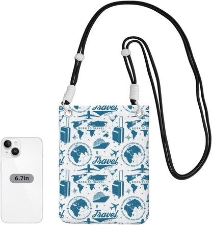 Air Travel for Crossbody Phone Bag, Small & Lightweight Crossbody Purse for Women with Adjustable Strap, Water-Resistant Daily Commuter Bag for Phone, Wallet, Keys