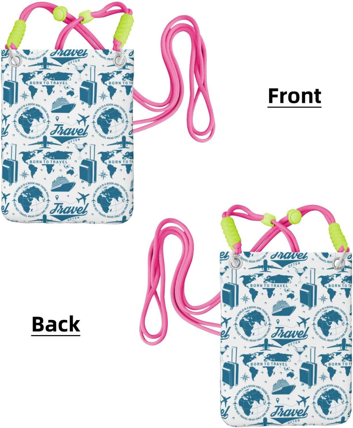 Air Travel for Crossbody Phone Bag, Small & Lightweight Crossbody Purse for Women with Adjustable Strap, Water-Resistant Daily Commuter Bag for Phone, Wallet, Keys