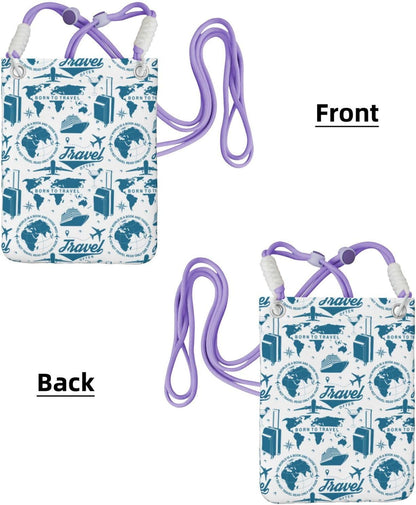 Air Travel for Crossbody Phone Bag, Small & Lightweight Crossbody Purse for Women with Adjustable Strap, Water-Resistant Daily Commuter Bag for Phone, Wallet, Keys