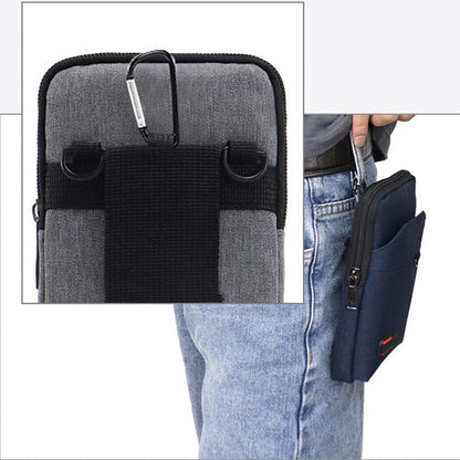 Travel Cell Phone Pouch Belt Pouch, Phone Holster Crossbody Bag with Shoulder Strap for iPhone Case Holder for Hand with Neck Lanyard Smartphone Walking Passport Wallet (Blue A)