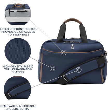 Crew Classic Lightweight Softside Luggage, Underseat Travel Tote Bag, Men and Women, Patriot Blue