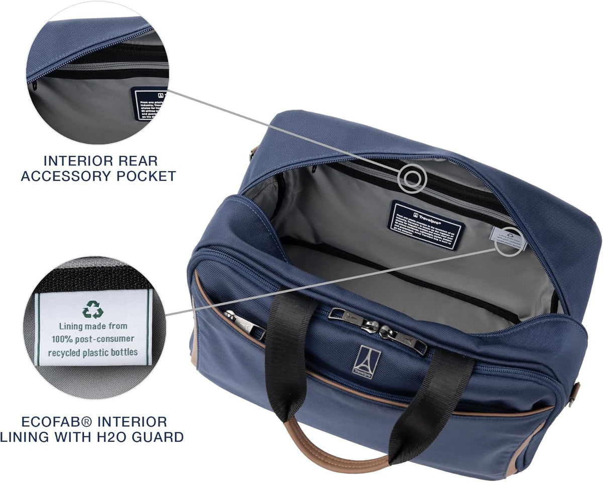 Crew Classic Lightweight Softside Luggage, Underseat Travel Tote Bag, Men and Women, Patriot Blue