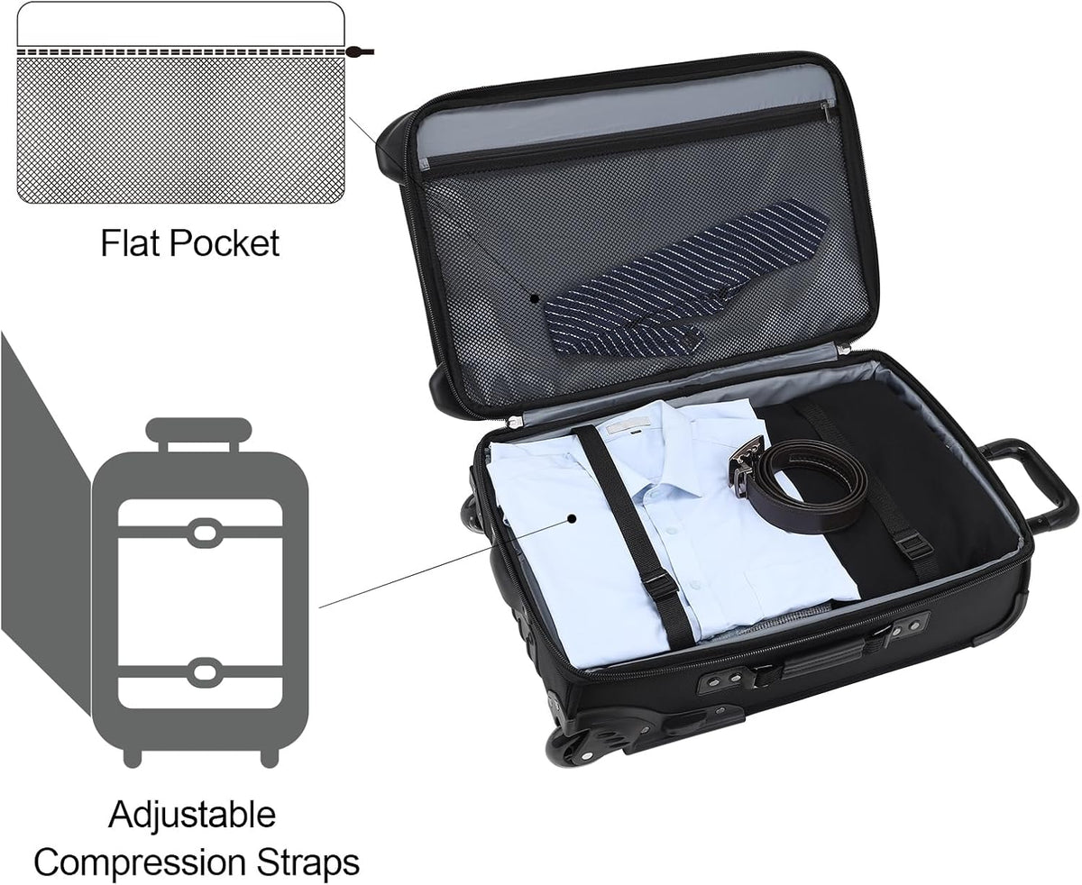 Women's 2-in-1 Convertible Garment Bag & Duffel, 45L Carry On Luggage, Anti-Wrinkle Hanging Suit Bag, Grey, 22.8x11x11.8 inch
