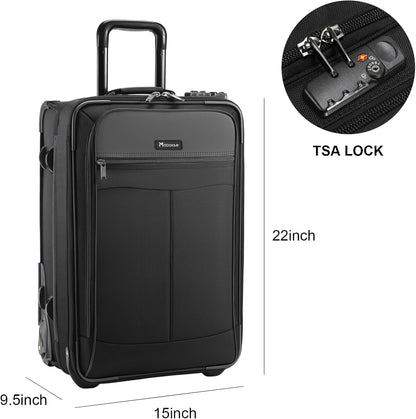 Women's 2-in-1 Convertible Garment Bag & Duffel, 45L Carry On Luggage, Anti-Wrinkle Hanging Suit Bag, Grey, 22.8x11x11.8 inch