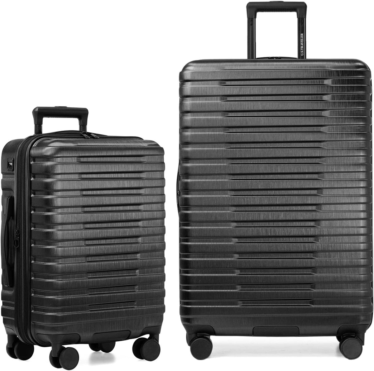 Boren Expandable Hardside Rugged Travel Luggage with 8 Spinner Wheels, Mint, Carry-on 22-Inch