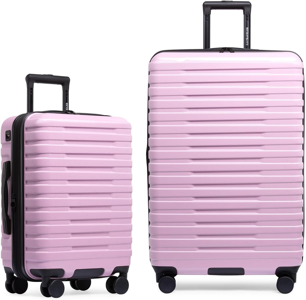 Boren Expandable Hardside Rugged Travel Luggage with 8 Spinner Wheels, Mint, Carry-on 22-Inch