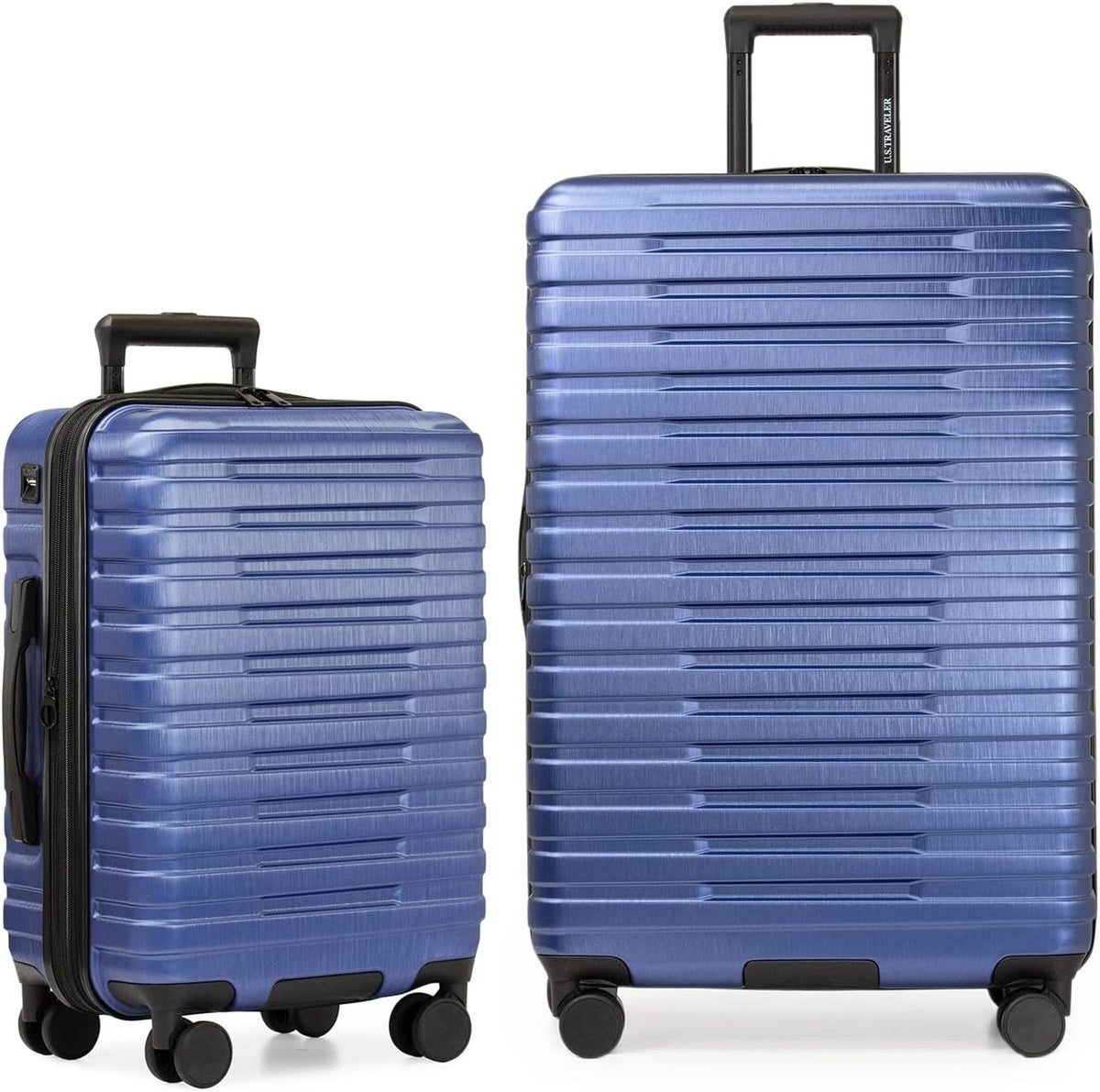 Boren Expandable Hardside Rugged Travel Luggage with 8 Spinner Wheels, Mint, Carry-on 22-Inch