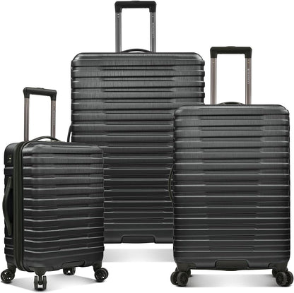 Boren Expandable Hardside Rugged Travel Luggage with 8 Spinner Wheels, Mint, Carry-on 22-Inch
