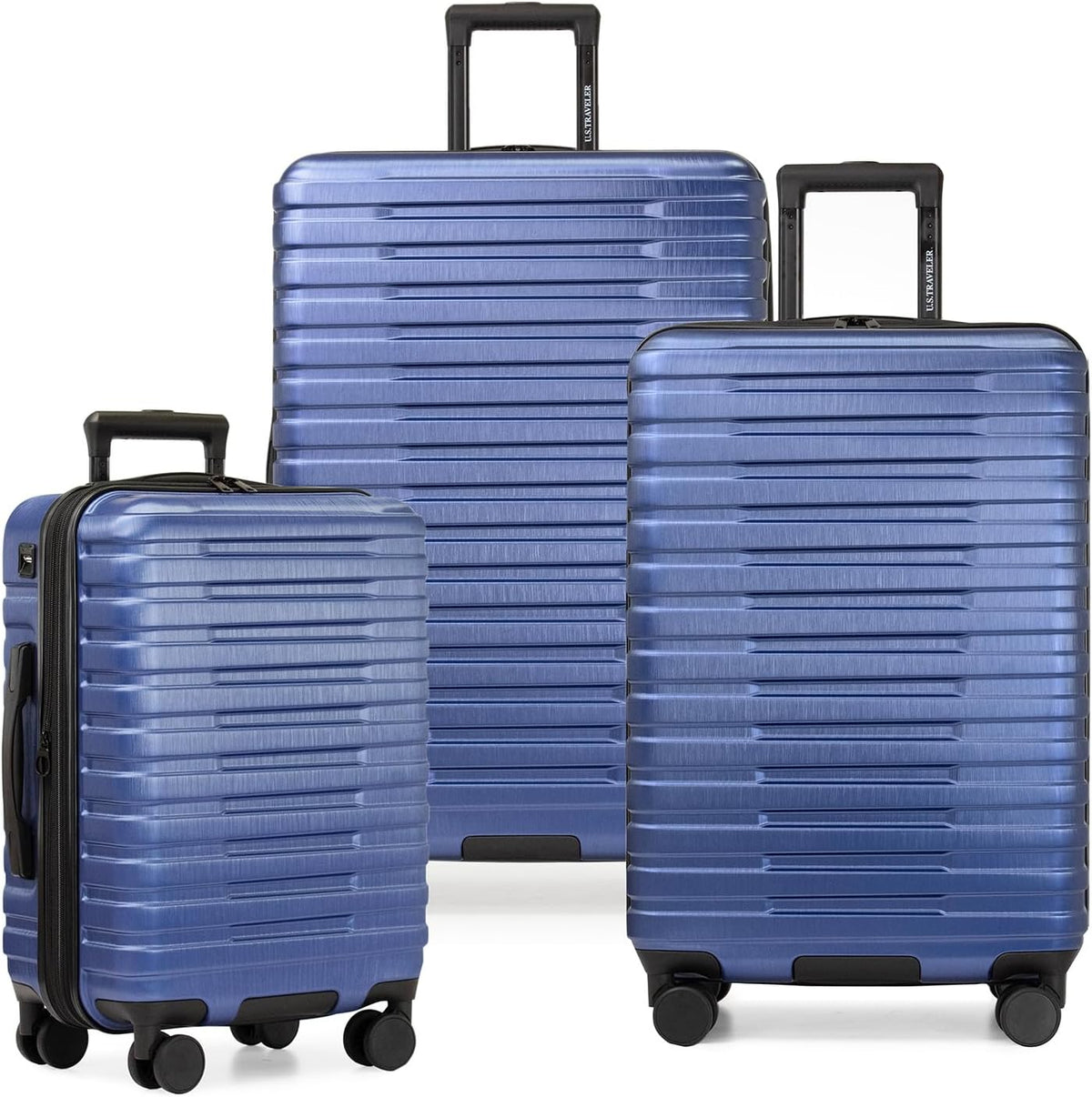Boren Expandable Hardside Rugged Travel Luggage with 8 Spinner Wheels, Mint, Carry-on 22-Inch