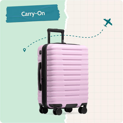 Boren Expandable Hardside Rugged Travel Luggage with 8 Spinner Wheels, Mint, Carry-on 22-Inch