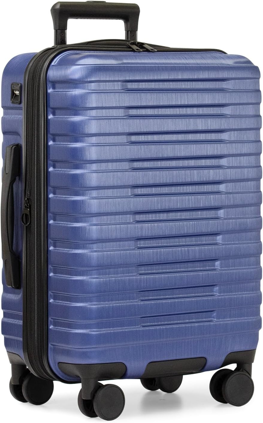 Boren Expandable Hardside Rugged Travel Luggage with 8 Spinner Wheels, Mint, Carry-on 22-Inch