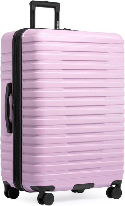 Boren Expandable Hardside Rugged Travel Luggage with 8 Spinner Wheels, Mint, Carry-on 22-Inch