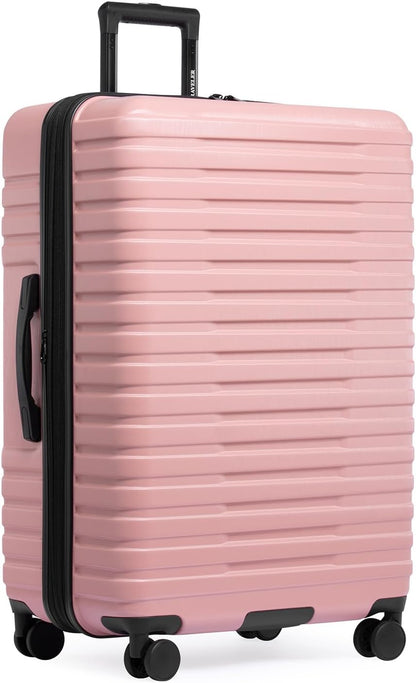 Boren Expandable Hardside Rugged Travel Luggage with 8 Spinner Wheels, Mint, Carry-on 22-Inch