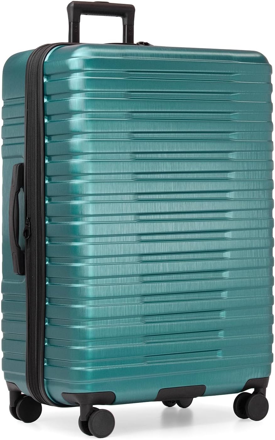 Boren Expandable Hardside Rugged Travel Luggage with 8 Spinner Wheels, Mint, Carry-on 22-Inch