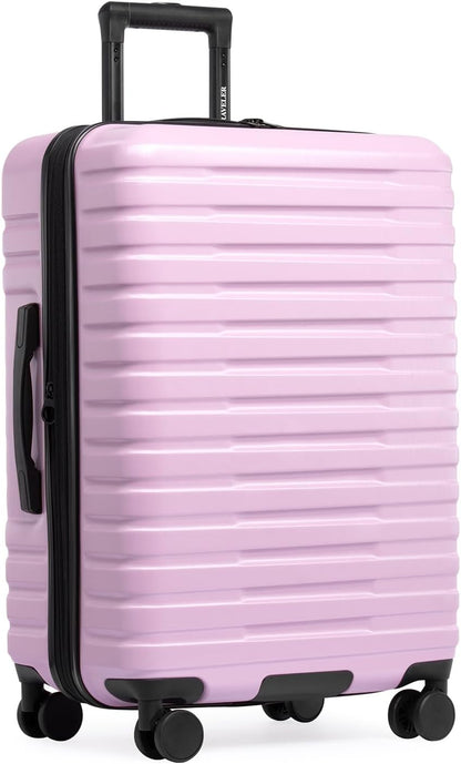 Boren Expandable Hardside Rugged Travel Luggage with 8 Spinner Wheels, Mint, Carry-on 22-Inch