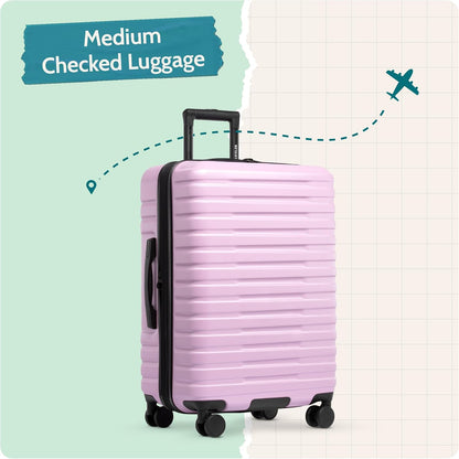 Boren Expandable Hardside Rugged Travel Luggage with 8 Spinner Wheels, Mint, Carry-on 22-Inch