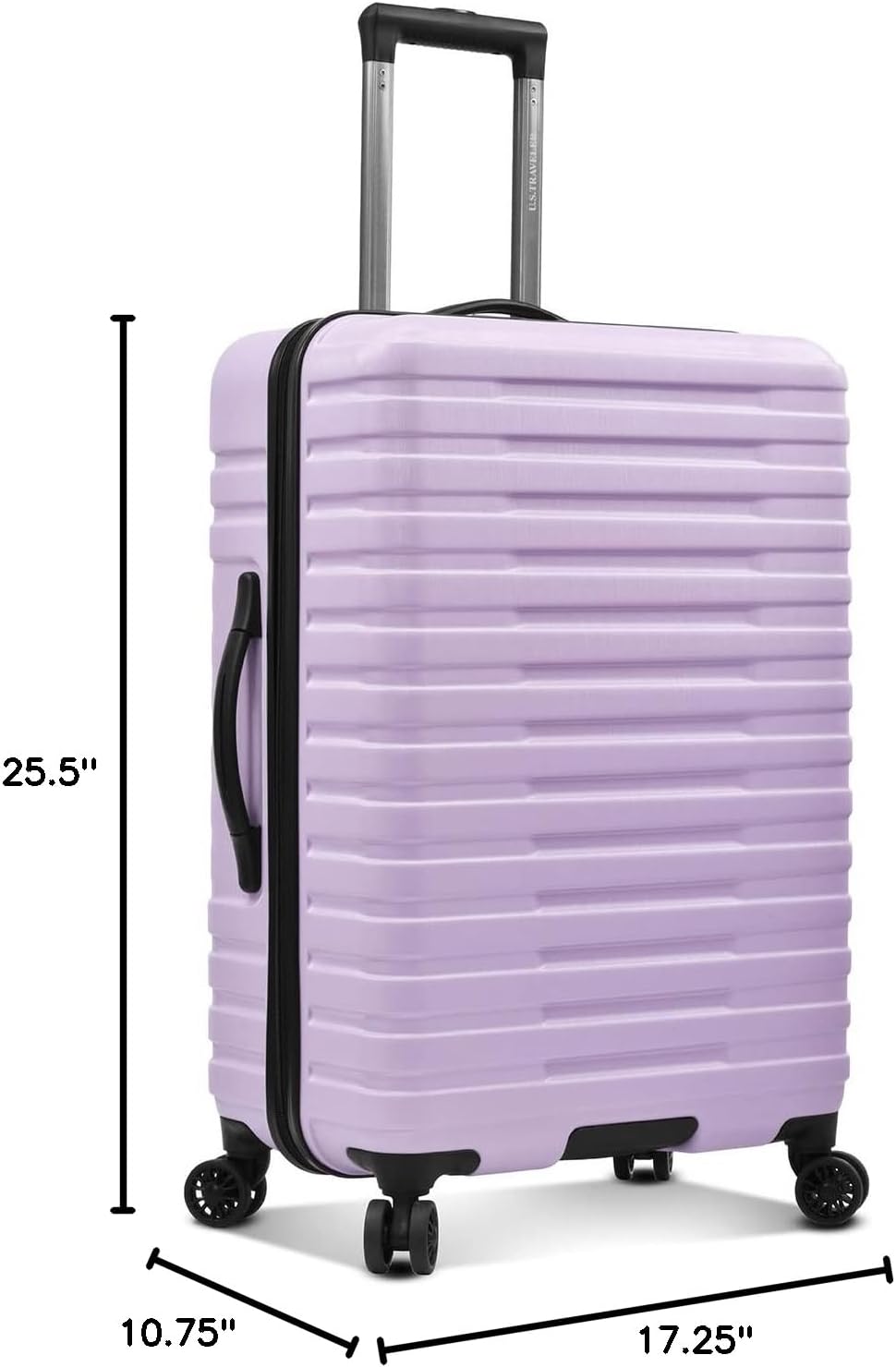Boren Expandable Hardside Rugged Travel Luggage with 8 Spinner Wheels, Mint, Carry-on 22-Inch
