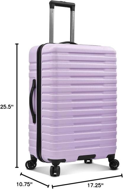 Boren Expandable Hardside Rugged Travel Luggage with 8 Spinner Wheels, Mint, Carry-on 22-Inch
