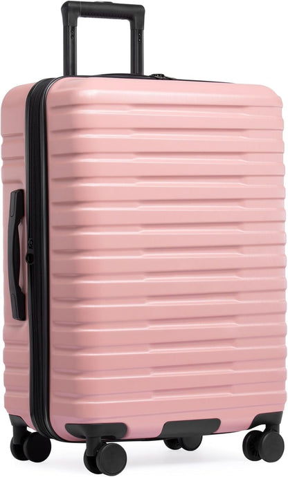 Boren Expandable Hardside Rugged Travel Luggage with 8 Spinner Wheels, Mint, Carry-on 22-Inch
