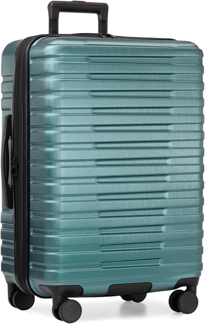 Boren Expandable Hardside Rugged Travel Luggage with 8 Spinner Wheels, Mint, Carry-on 22-Inch