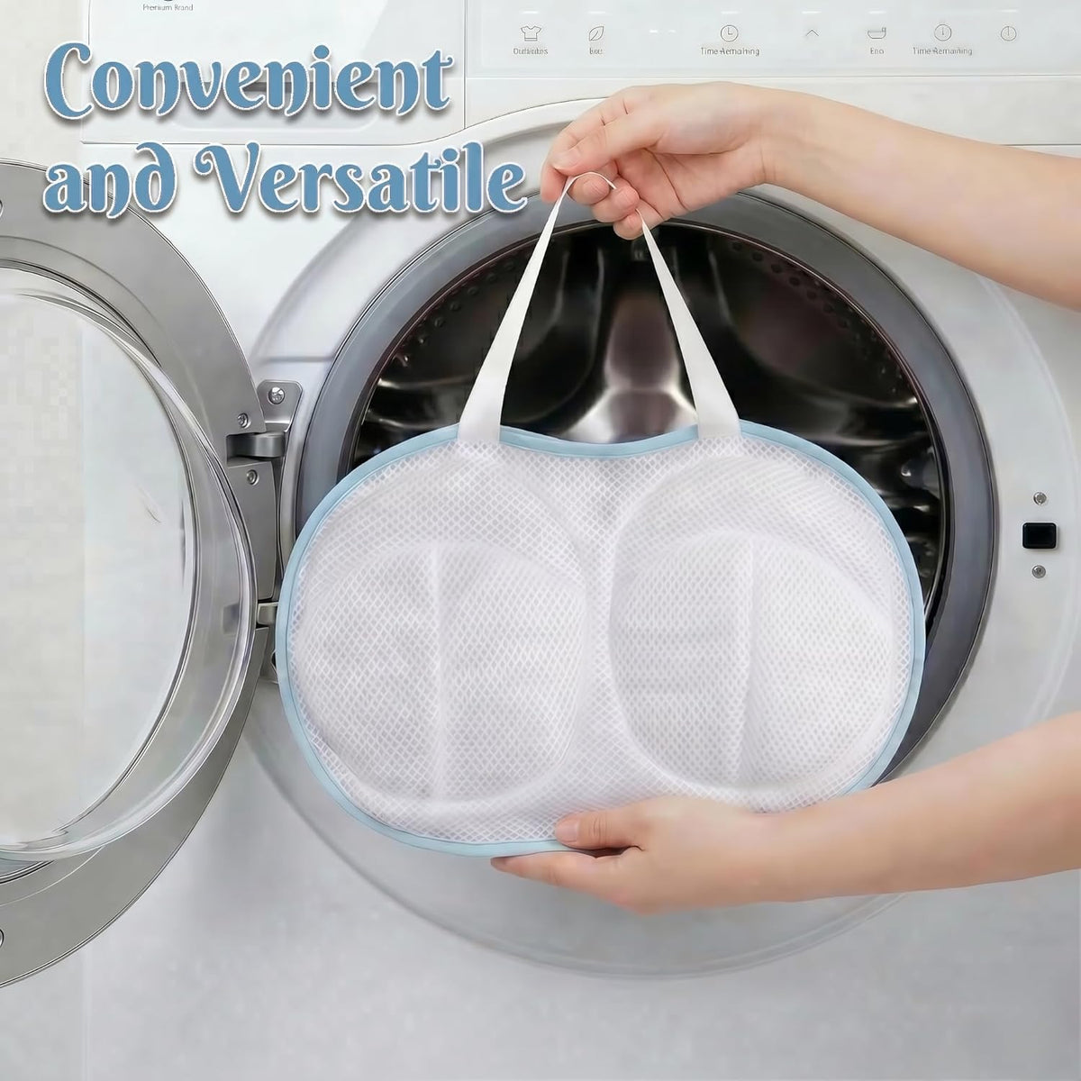 6 Pack Bra Laundry Bags for Washing Machine, Lingerie Bag for Washing Delicates Underwear Brassiere, Women's Bra Washer Protector for Laundry, Suitable for A-D Cups