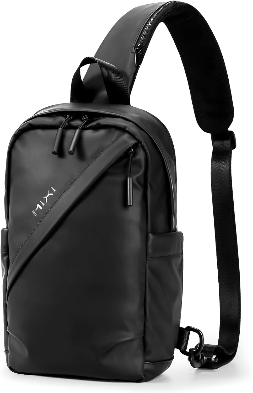 EliteSeries Sling Bag Small Casual Daypack Crossbody Chest Bag One Shoulder Travel Backpack Waterproof Lightweight Versatile-13 Inch, Black