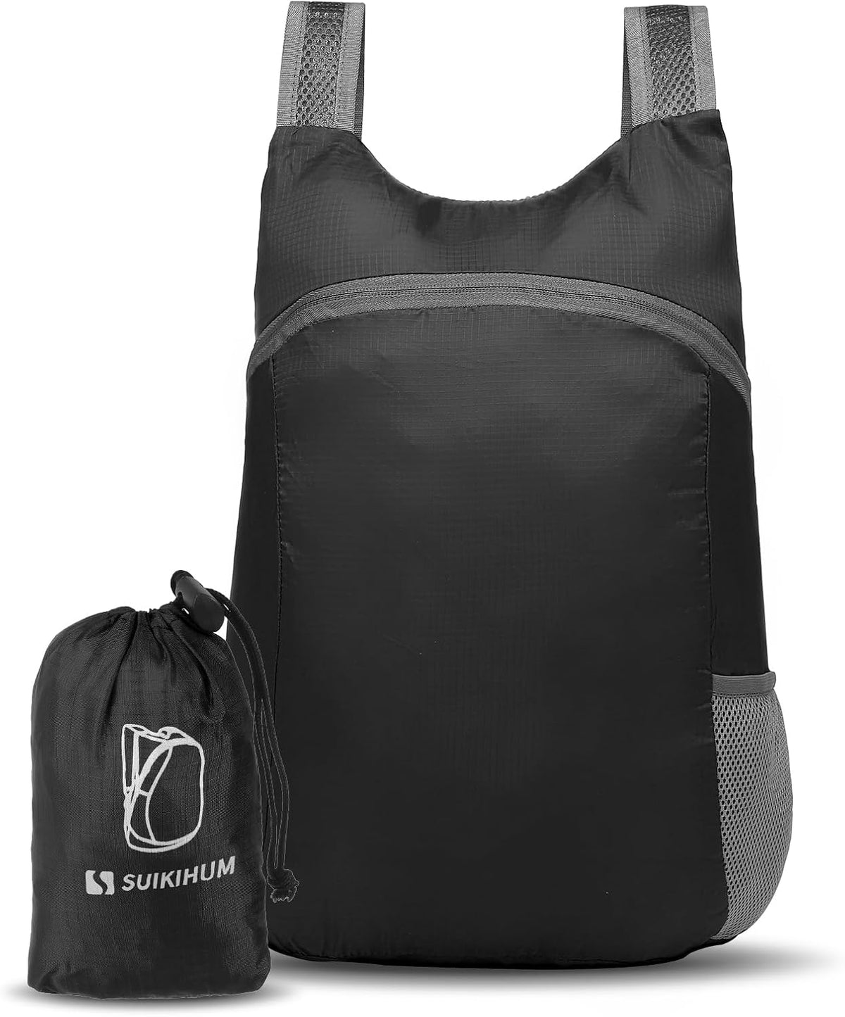 20L Ultra Hiking-Daypack Lightweight Foldable Travel Packable Backpack for Camping Cycling Outdoor, Navy Blue