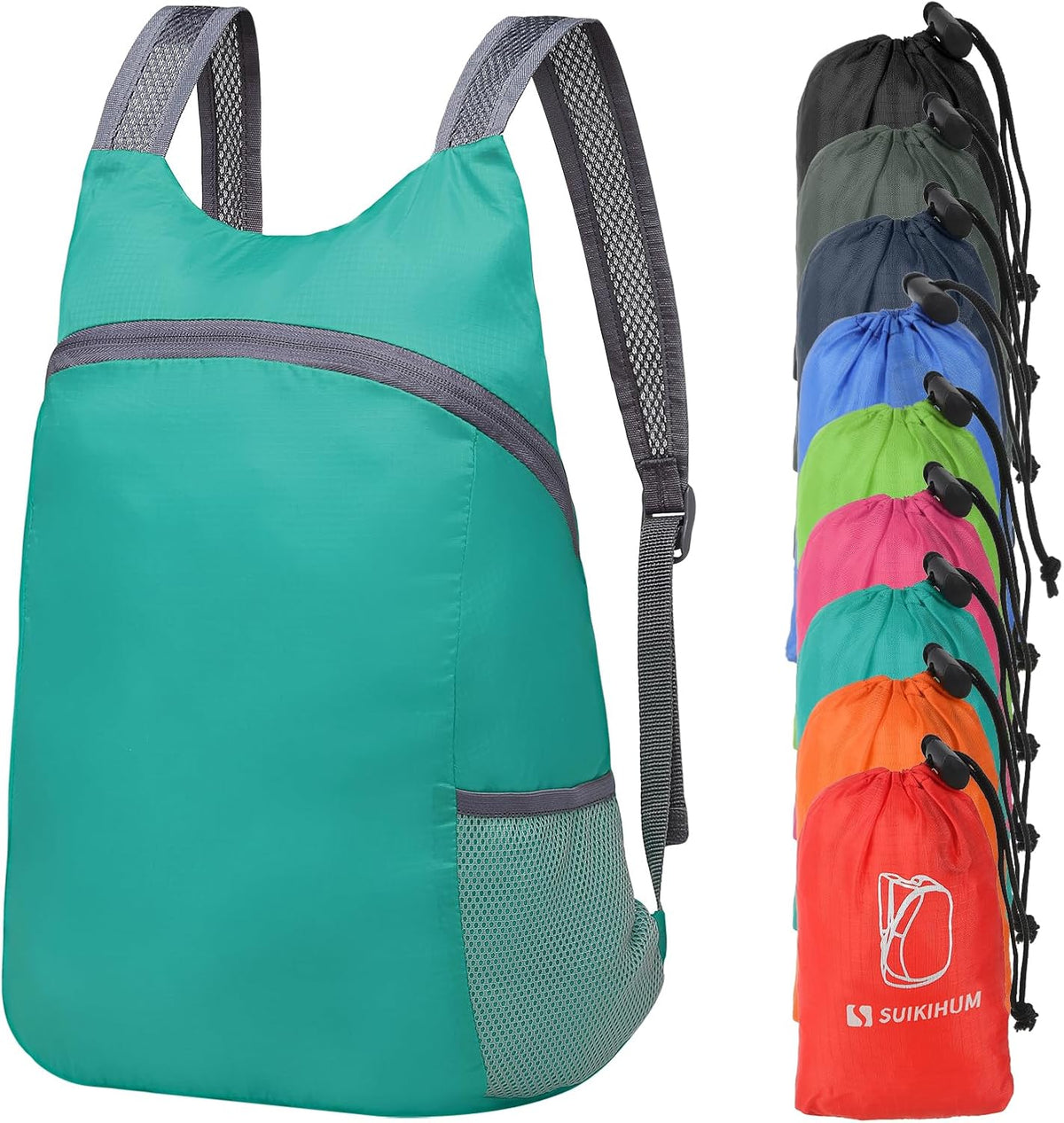 20L Ultra Hiking-Daypack Lightweight Foldable Travel Packable Backpack for Camping Cycling Outdoor, Navy Blue