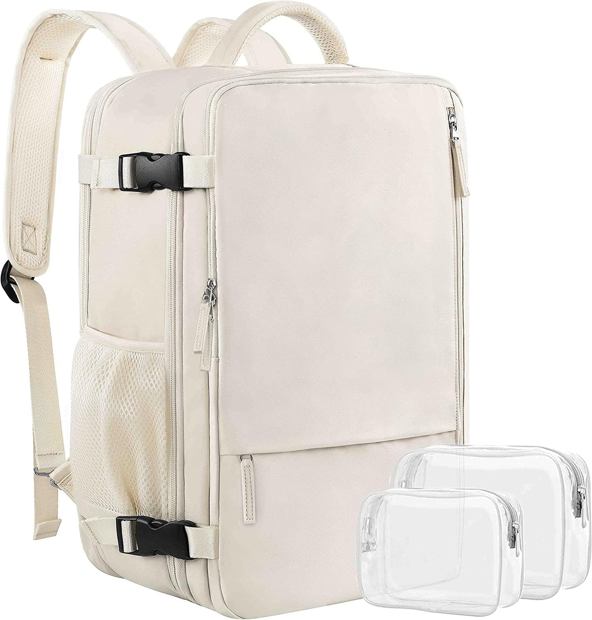 Large Expandable Travel Backpack for Men and Women, 17 Inch Laptop, Waterproof, Casual, College Bookbag, Backpack for Women, as Person Item Flight Approved