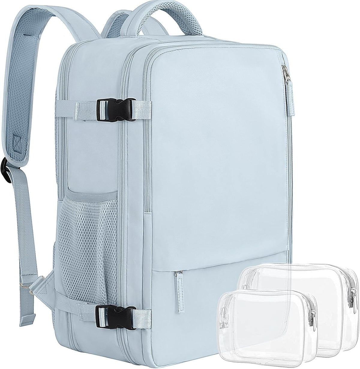 Large Expandable Travel Backpack for Men and Women, 17 Inch Laptop, Waterproof, Casual, College Bookbag, Backpack for Women, as Person Item Flight Approved
