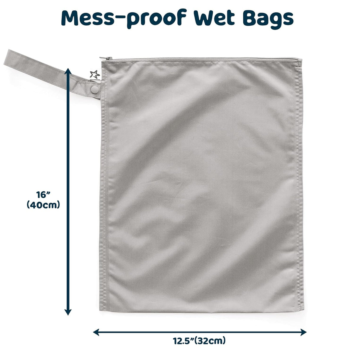 Mess Proof Wet Bags | Reusable Waterproof Wet Bags for Swimsuits | Baby Clothes | Travel & Diaper Bag (Black, Green Checkers) - Colors B