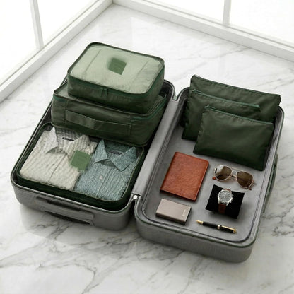 6-Piece Packing Cube Set | Travel Organizers for Luggage | Suitcase Packing Organizers | Travel Accessories for Carry-On | 100% Polyester